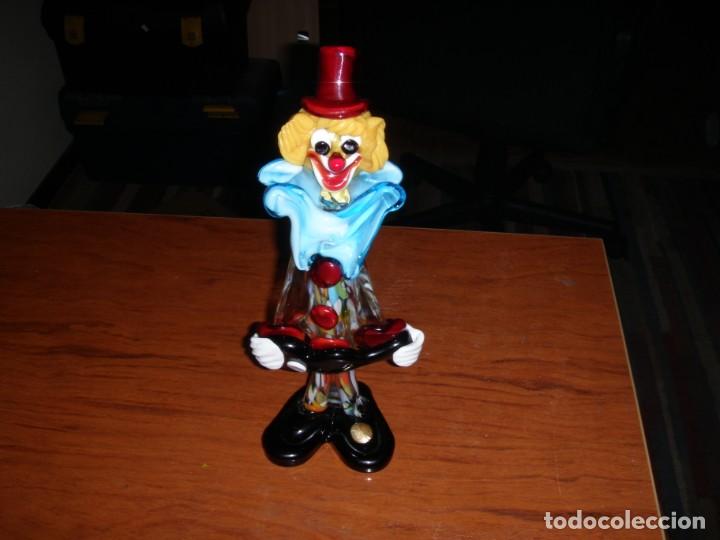 Arte: PAYASO CRISTAL DE MURANO - Foto 1