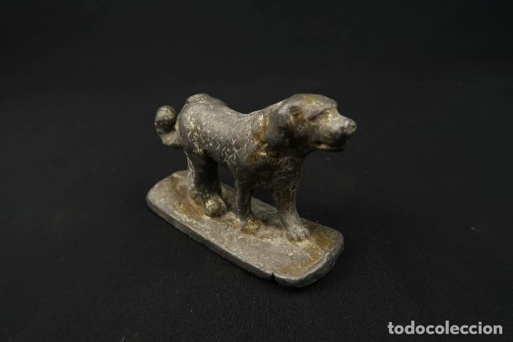 Arte: Antigua Figura Perro de Esta&ntilde;o - Foto 4