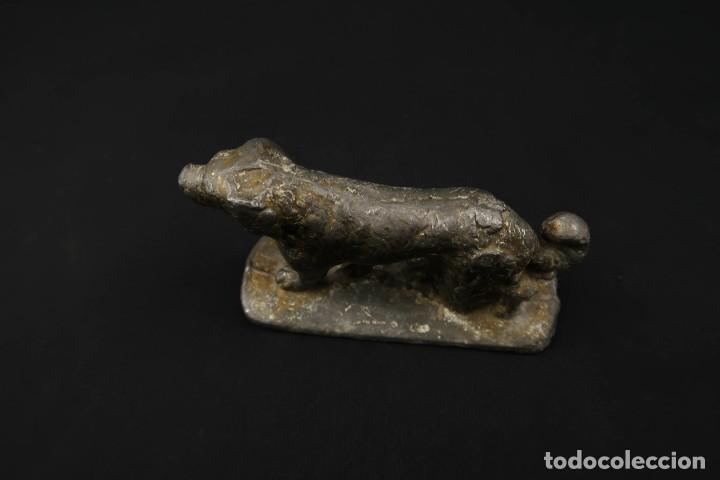 Arte: Antigua Figura Perro de Esta&ntilde;o - Foto 9