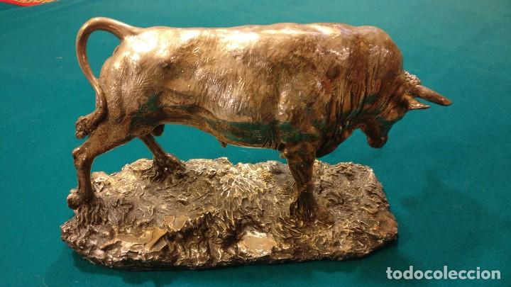 Arte: Figura toro plata pura - Foto 3