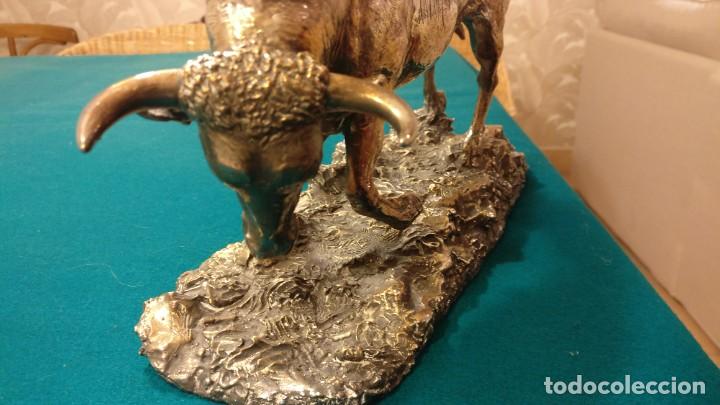 Arte: Figura toro plata pura - Foto 4