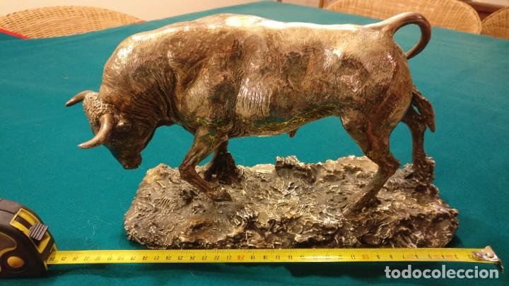 Arte: Figura toro plata pura - Foto 6
