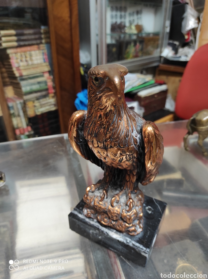 Arte: Escultura en bronce de un &aacute;guila - Foto 1