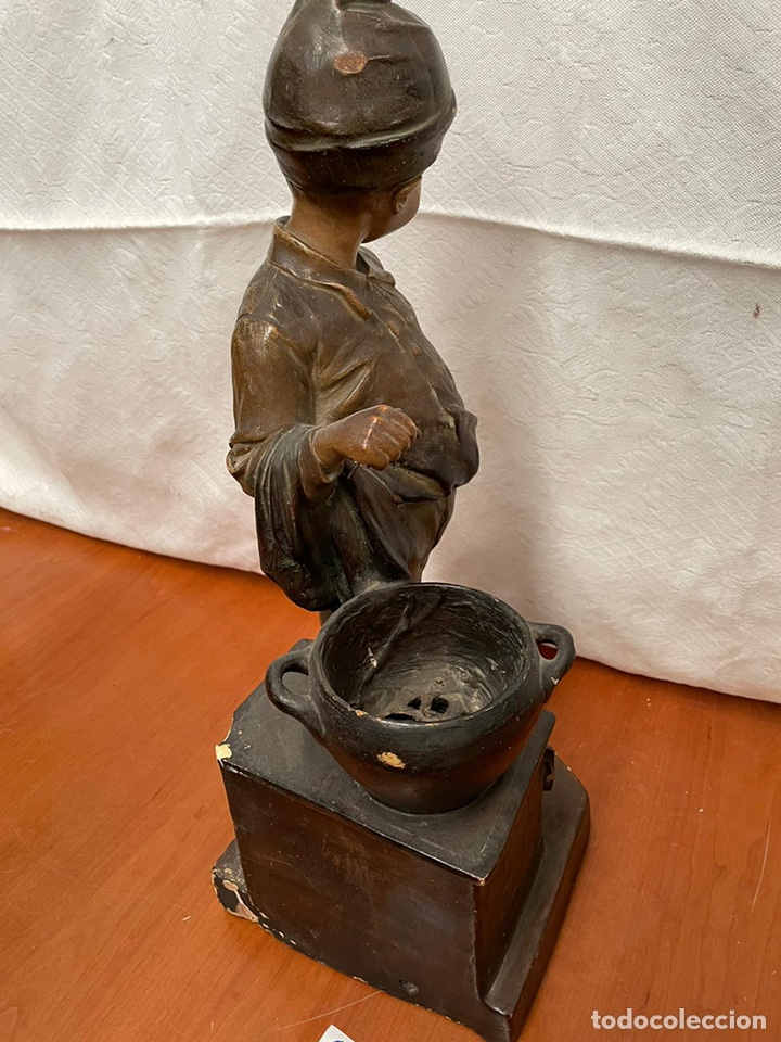 Arte: Talla antigua mu&ntilde;eco asturiano - Foto 3