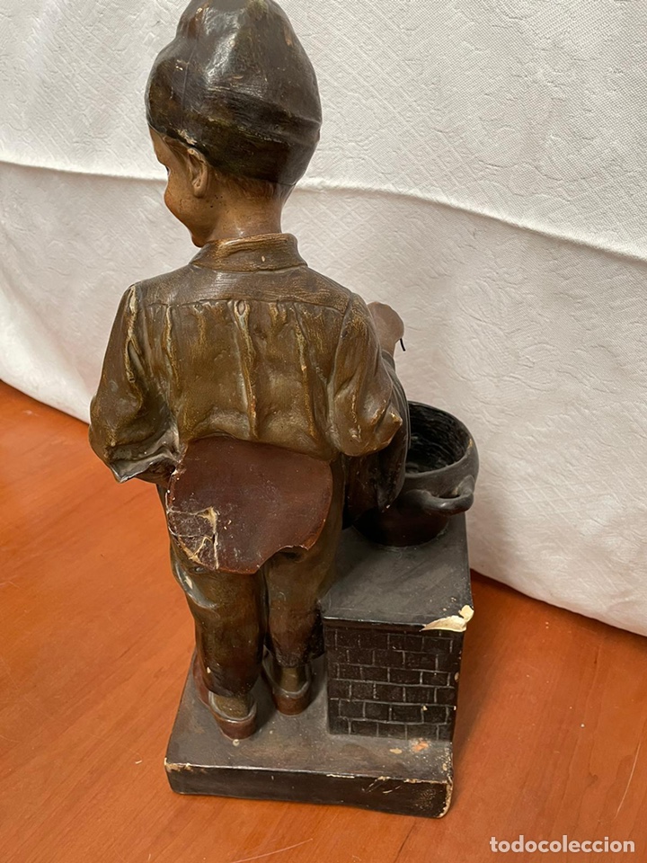 Arte: Talla antigua mu&ntilde;eco asturiano - Foto 4