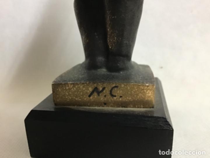 Arte: BOR&Aacute;S N.C., FIGURA DE BRONCE SUECA - Foto 3