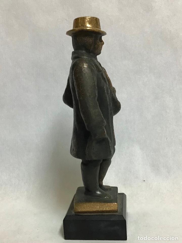 Arte: BOR&Aacute;S N.C., FIGURA DE BRONCE SUECA - Foto 6