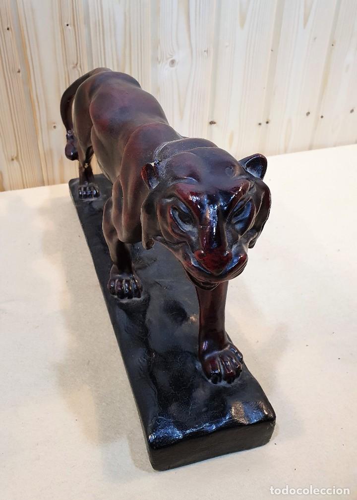 Arte: ANTIGUA ESCULTURA LEON - Foto 2