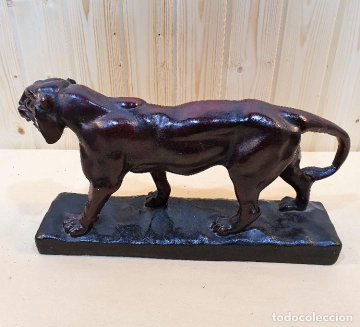 Arte: ANTIGUA ESCULTURA LEON - Foto 3