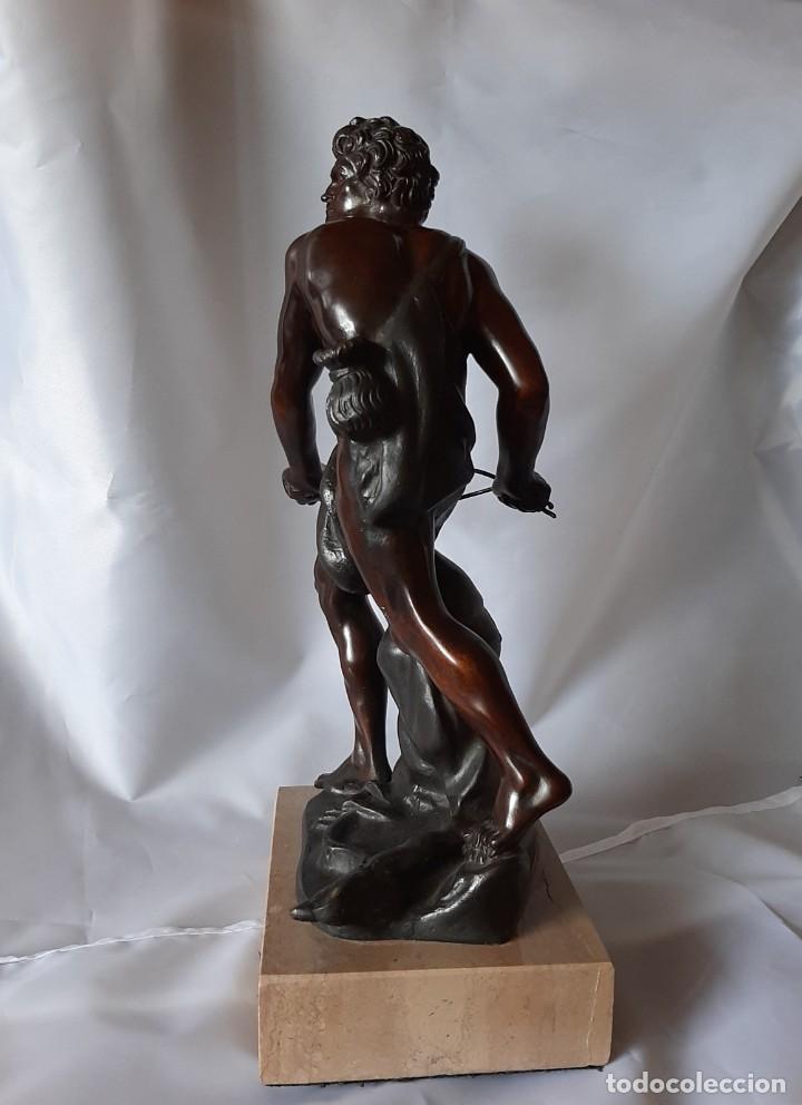 Arte: Figura bronce o lat&oacute;n patinado - Foto 5