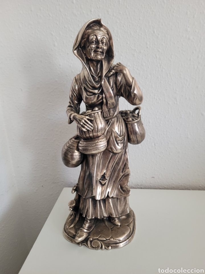 Arte: Escultura anciana argenplast - Foto 1