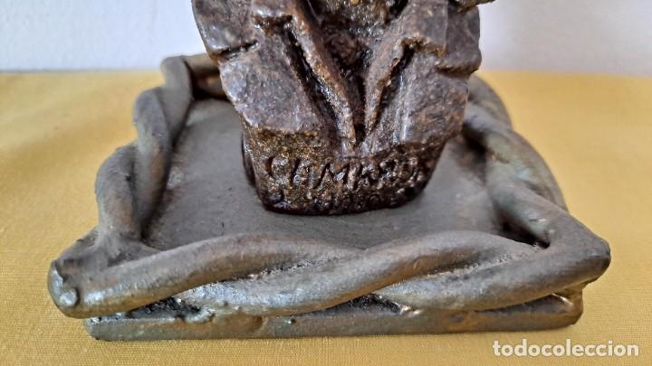 Arte: BUSTO DE CAMAR&Oacute;N DE LA ISLA - MEDIDA 12 CM - Foto 2