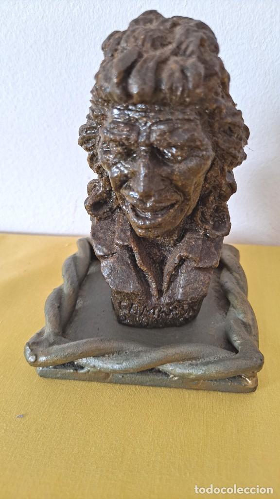 Arte: BUSTO DE CAMAR&Oacute;N DE LA ISLA - MEDIDA 12 CM - Foto 3