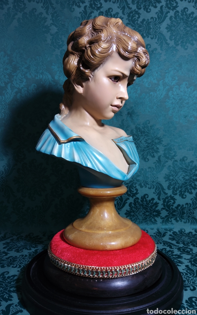 Arte: Busto antiguo de un ni&ntilde;o - Foto 3