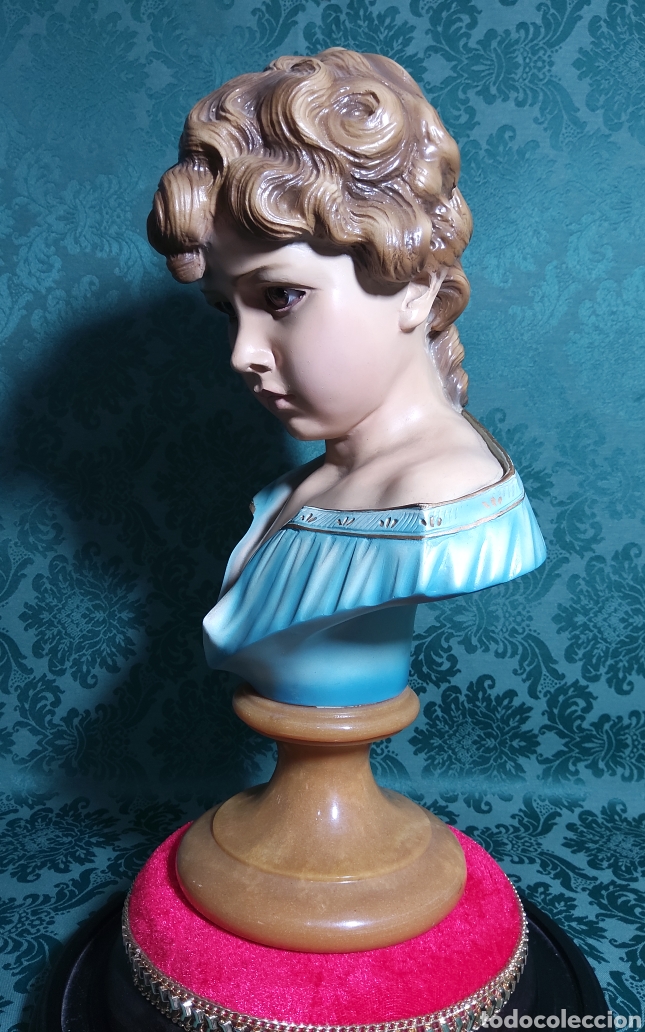 Arte: Busto antiguo de un ni&ntilde;o - Foto 4