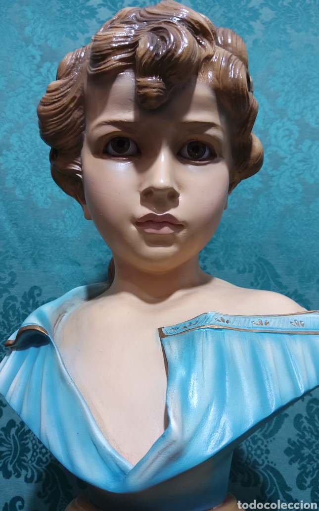Arte: Busto antiguo de un ni&ntilde;o - Foto 6
