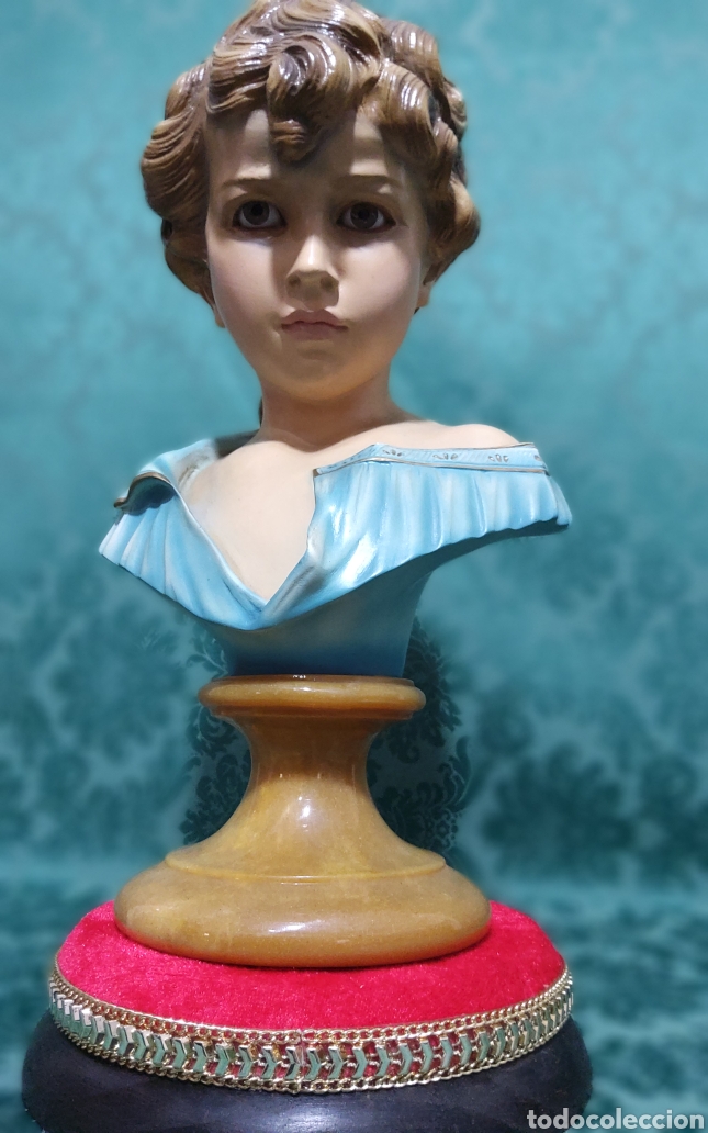 Arte: Busto antiguo de un ni&ntilde;o - Foto 7