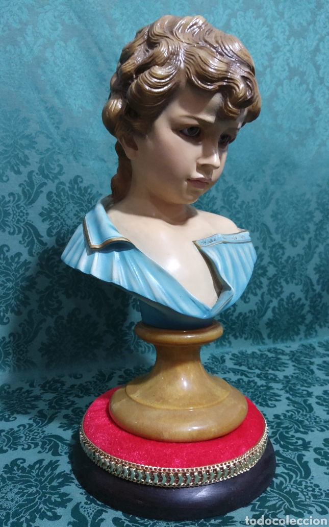Arte: Busto antiguo de un ni&ntilde;o - Foto 8