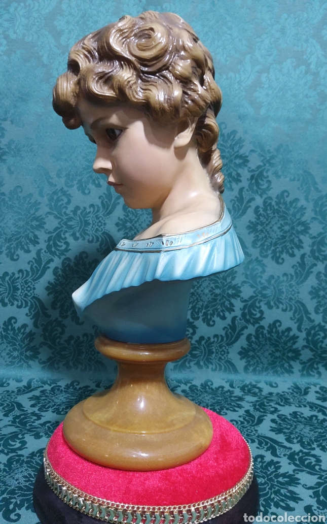 Arte: Busto antiguo de un ni&ntilde;o - Foto 9