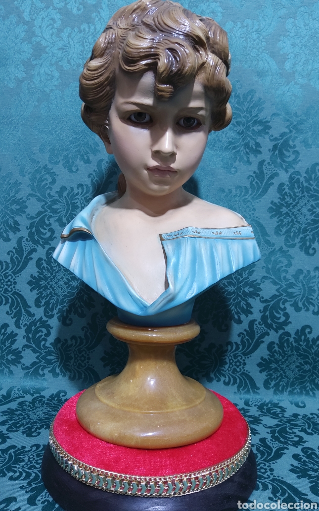 Arte: Busto antiguo de un ni&ntilde;o - Foto 11
