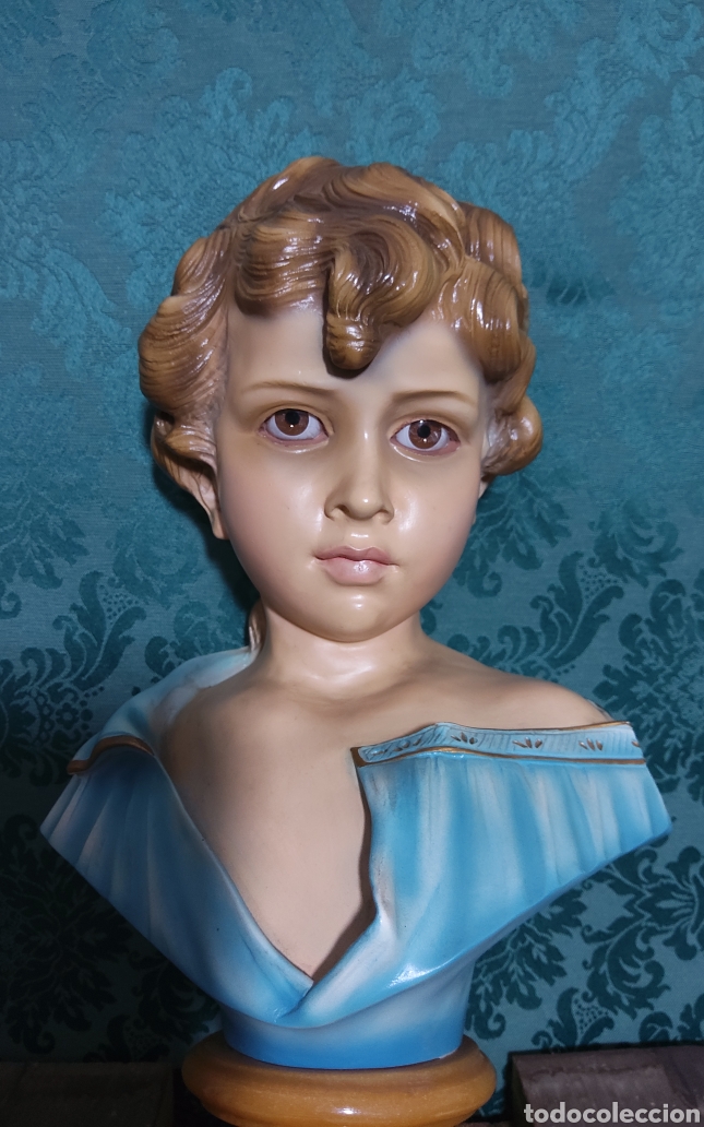 Arte: Busto antiguo de un ni&ntilde;o - Foto 12