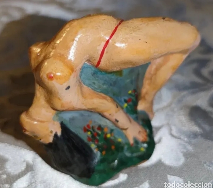 Arte: Figura posado mujer (Plomo) - Foto 3