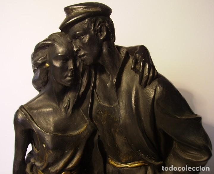 Arte: ESCULTURA CON DOS FIGURAS - Foto 9