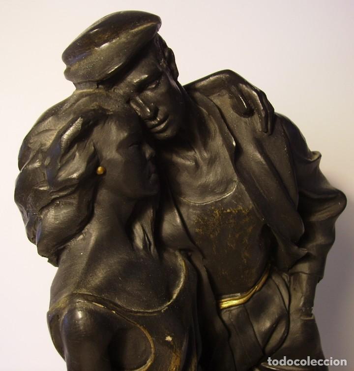 Arte: ESCULTURA CON DOS FIGURAS - Foto 14