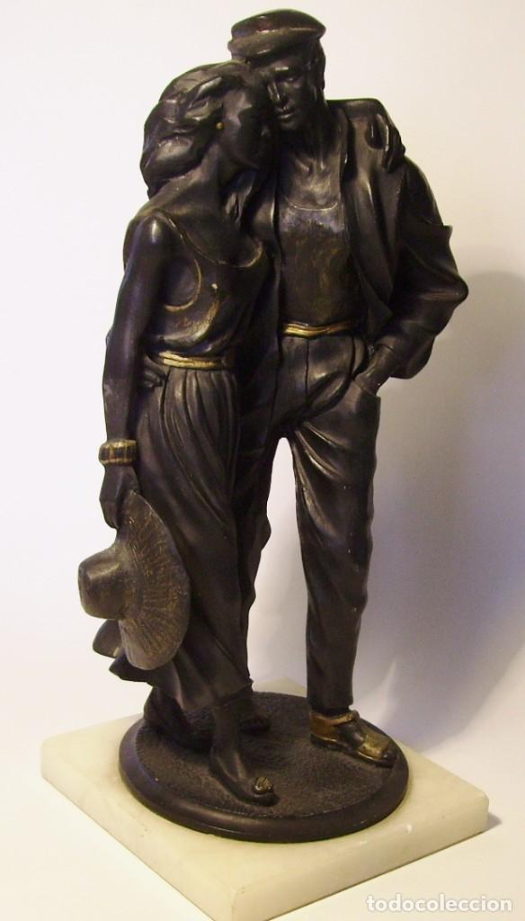 Arte: ESCULTURA CON DOS FIGURAS - Foto 16