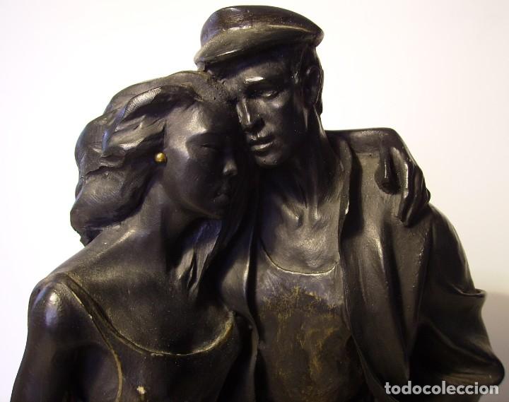 Arte: ESCULTURA CON DOS FIGURAS - Foto 17