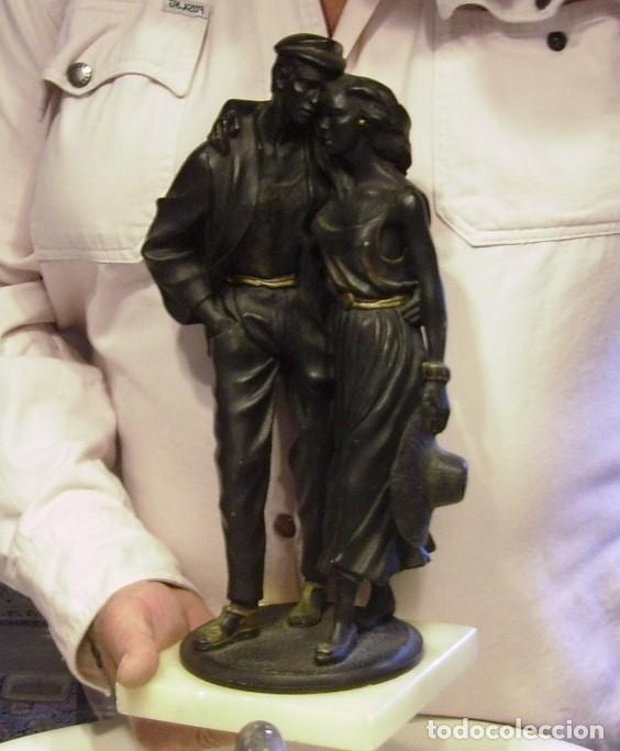 Arte: ESCULTURA CON DOS FIGURAS - Foto 20