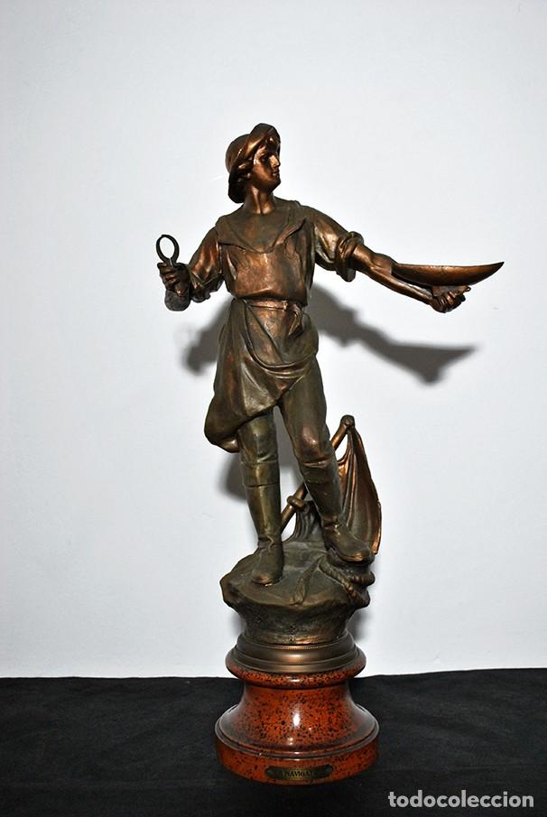 Arte: ESCULTURA DE CALAMINA - LA NAVIGATION - Foto 1