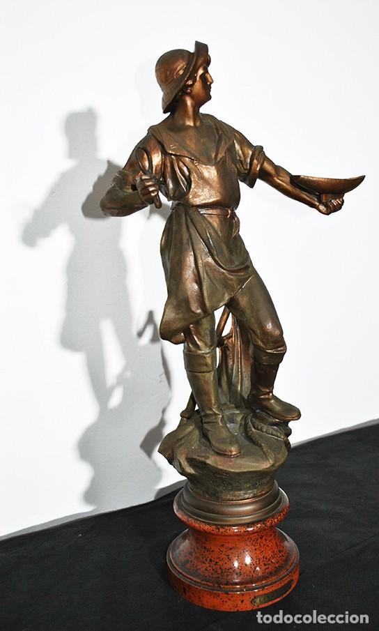 Arte: ESCULTURA DE CALAMINA - LA NAVIGATION - Foto 6
