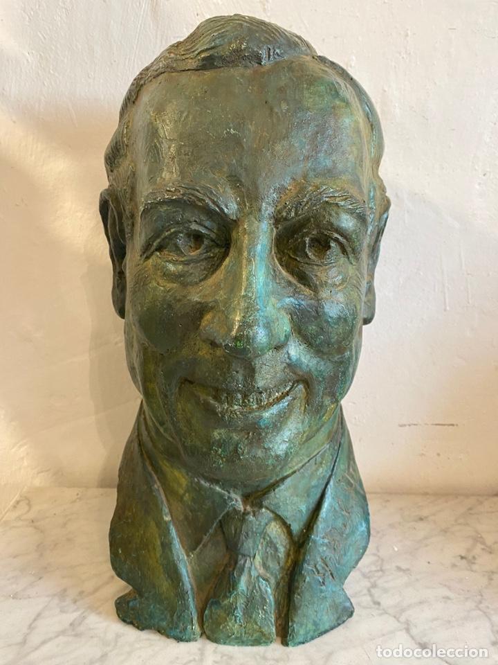 Arte: BUSTO A TAMA&Ntilde;O REAL FIRMADO - Foto 1