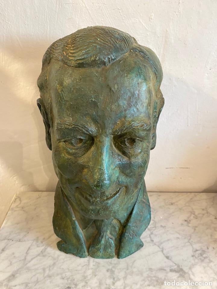 Arte: BUSTO A TAMA&Ntilde;O REAL FIRMADO - Foto 2