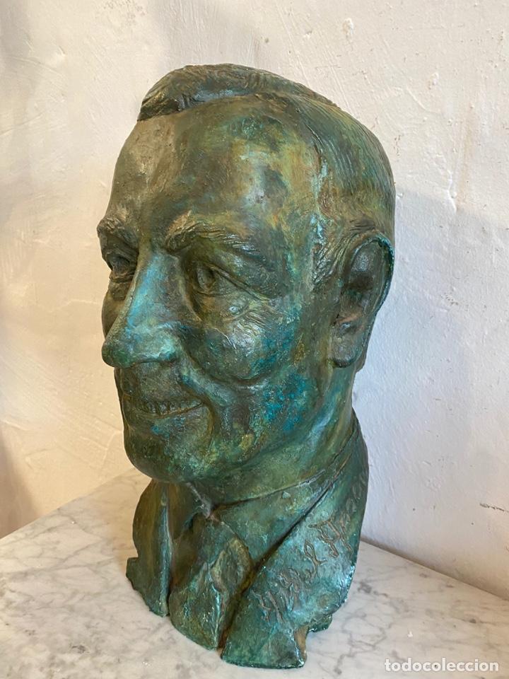 Arte: BUSTO A TAMA&Ntilde;O REAL FIRMADO - Foto 3