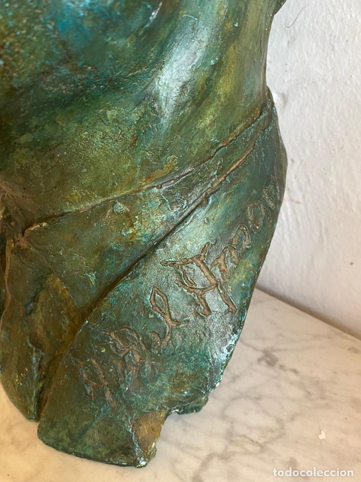 Arte: BUSTO A TAMA&Ntilde;O REAL FIRMADO - Foto 5
