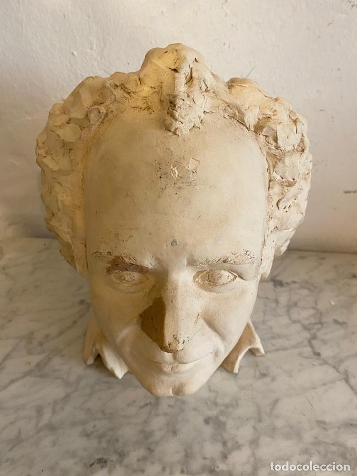 Arte: ANTIGUO BUSTO DE YESO - Foto 2