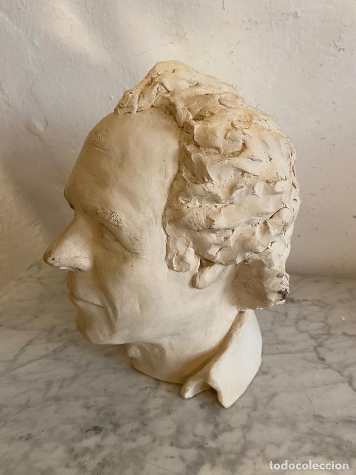 Arte: ANTIGUO BUSTO DE YESO - Foto 4