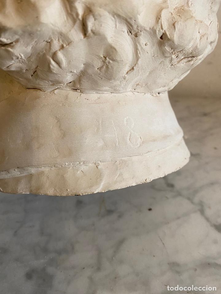 Arte: ANTIGUO BUSTO DE YESO - Foto 6