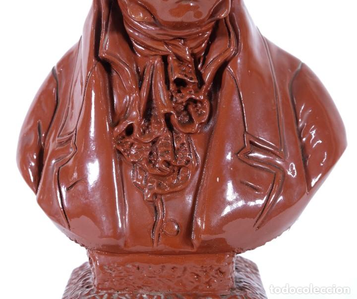 Arte: Busto de Bethoven en escayola esmaltada - Foto 3