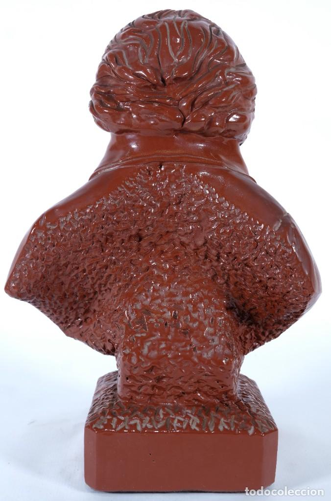 Arte: Busto de Bethoven en escayola esmaltada - Foto 5