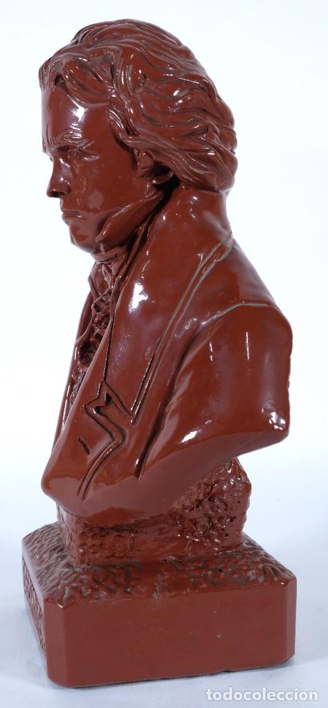 Arte: Busto de Bethoven en escayola esmaltada - Foto 6