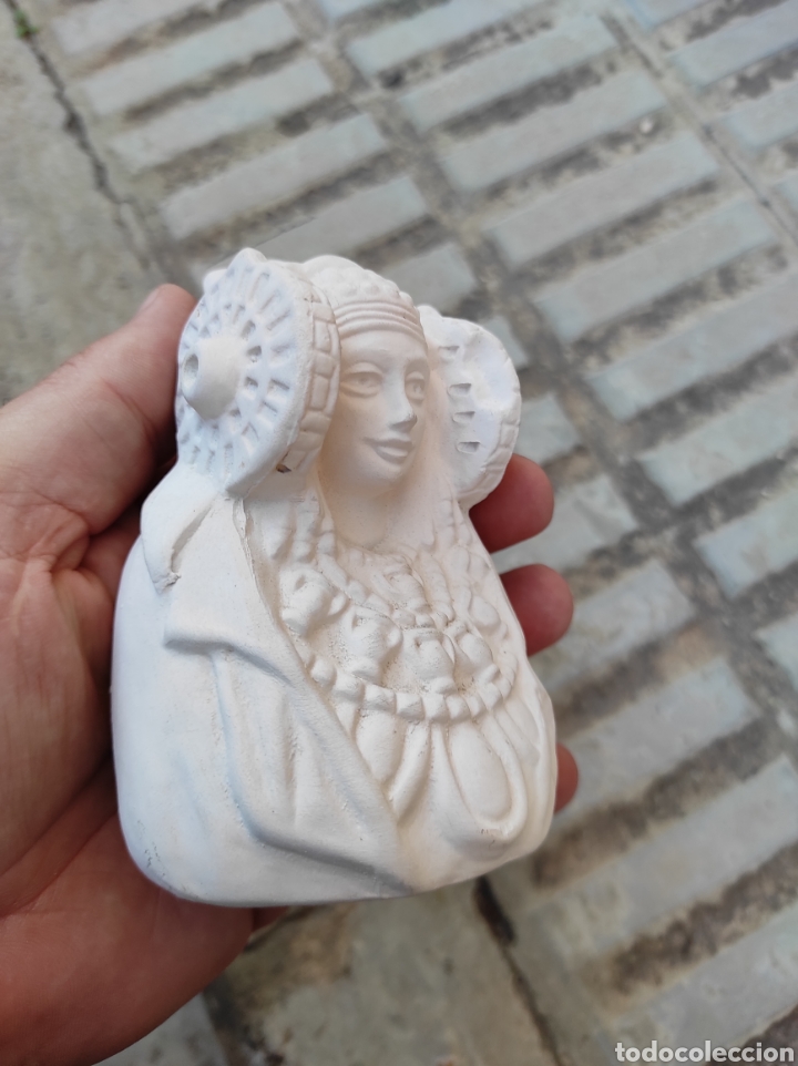 Arte: Pareja de Figuras de la Dama de Elche en Escayola - Foto 7