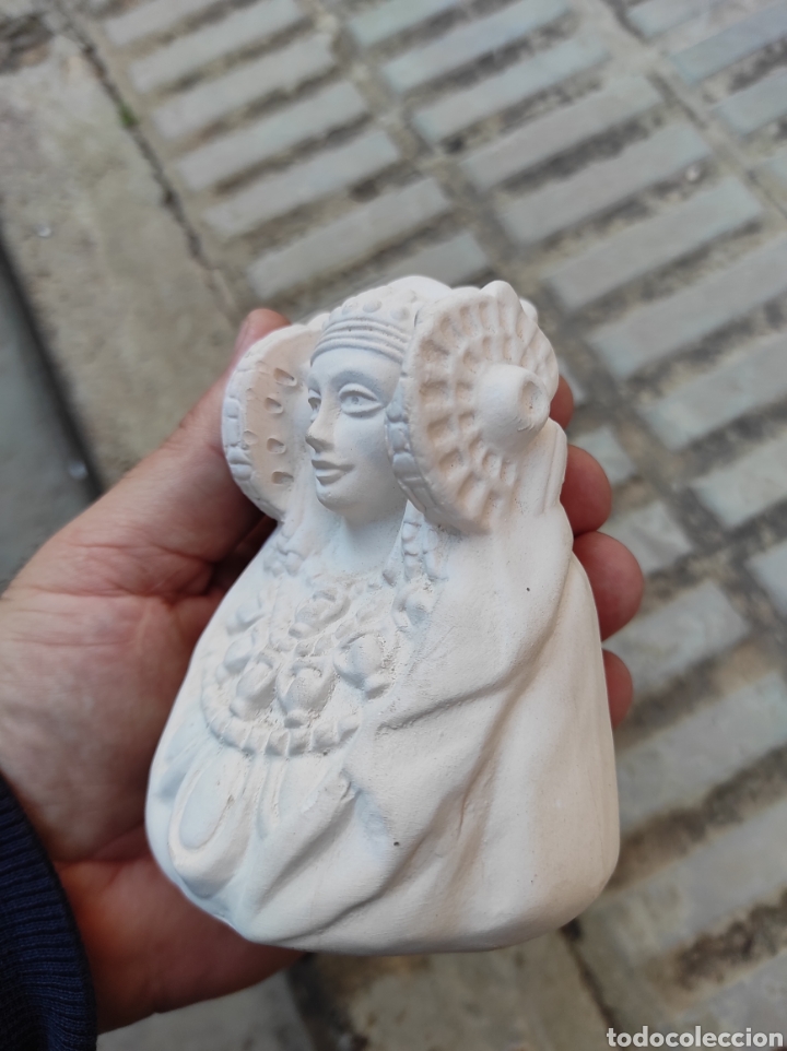 Arte: Pareja de Figuras de la Dama de Elche en Escayola - Foto 8