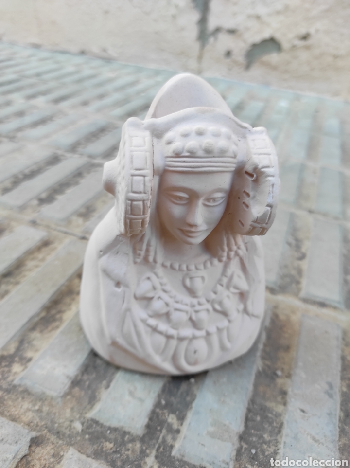 Arte: Pareja de Figuras de la Dama de Elche en Escayola - Foto 16