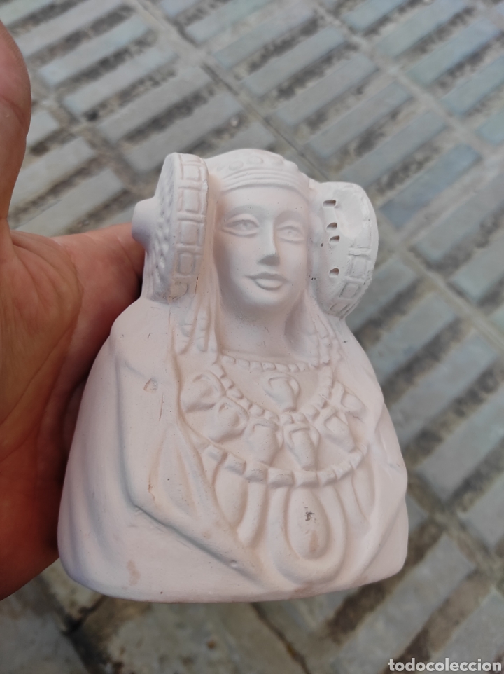 Arte: Pareja de Figuras de la Dama de Elche en Escayola - Foto 18