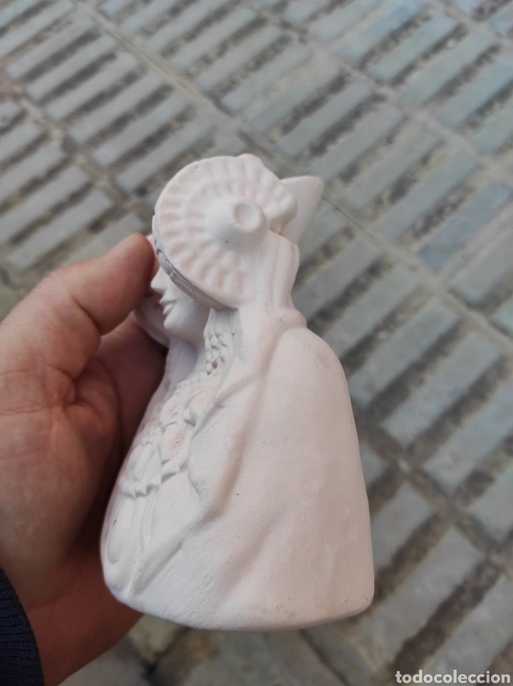Arte: Pareja de Figuras de la Dama de Elche en Escayola - Foto 21