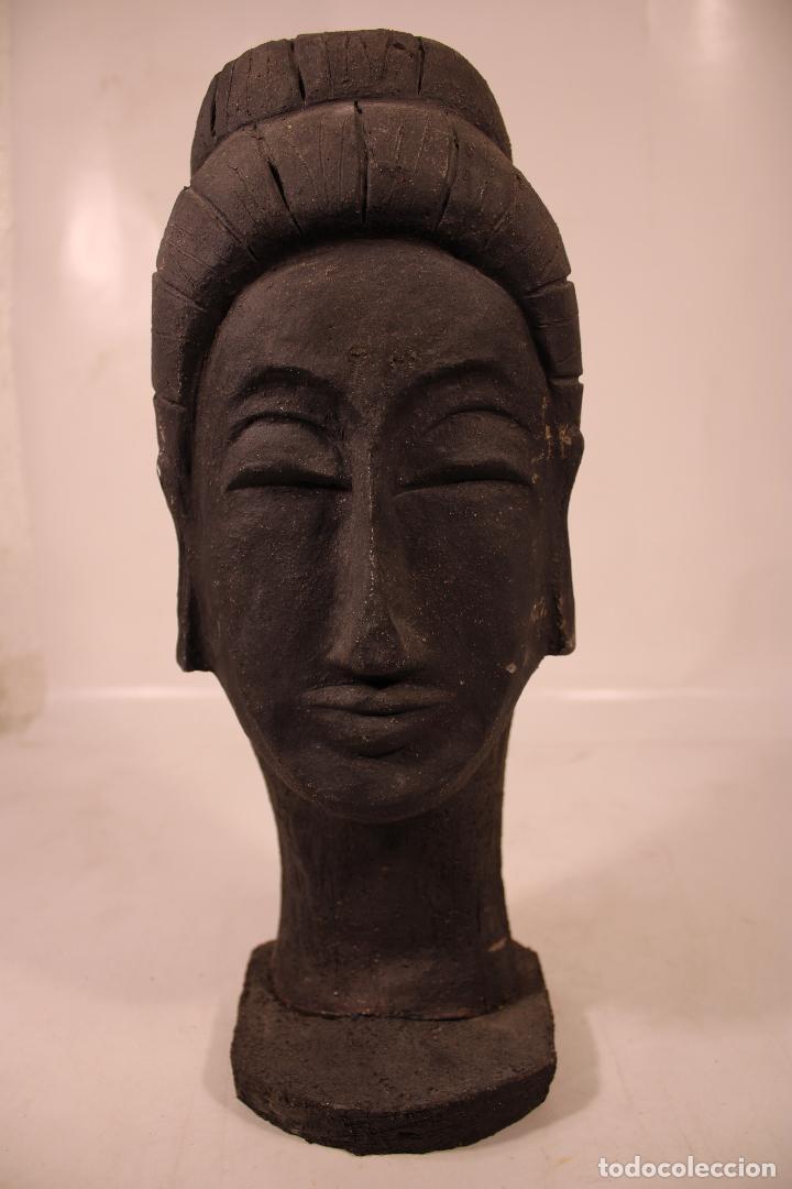 Arte: busto de mujer firmado - Foto 2