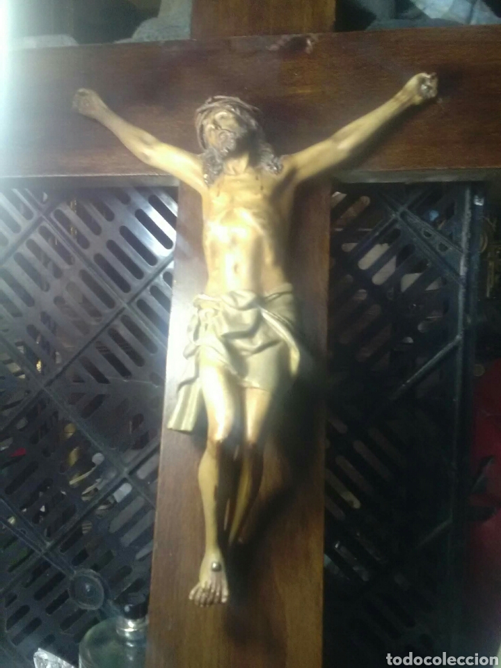 Arte: Cristo en la cruz, con sell&oacute; - Foto 2